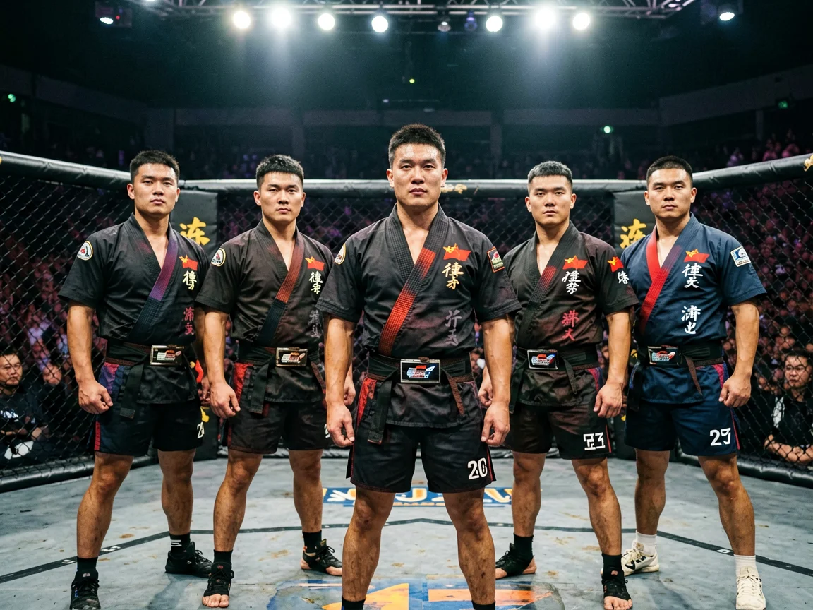 中国格斗选手集结出战UFC